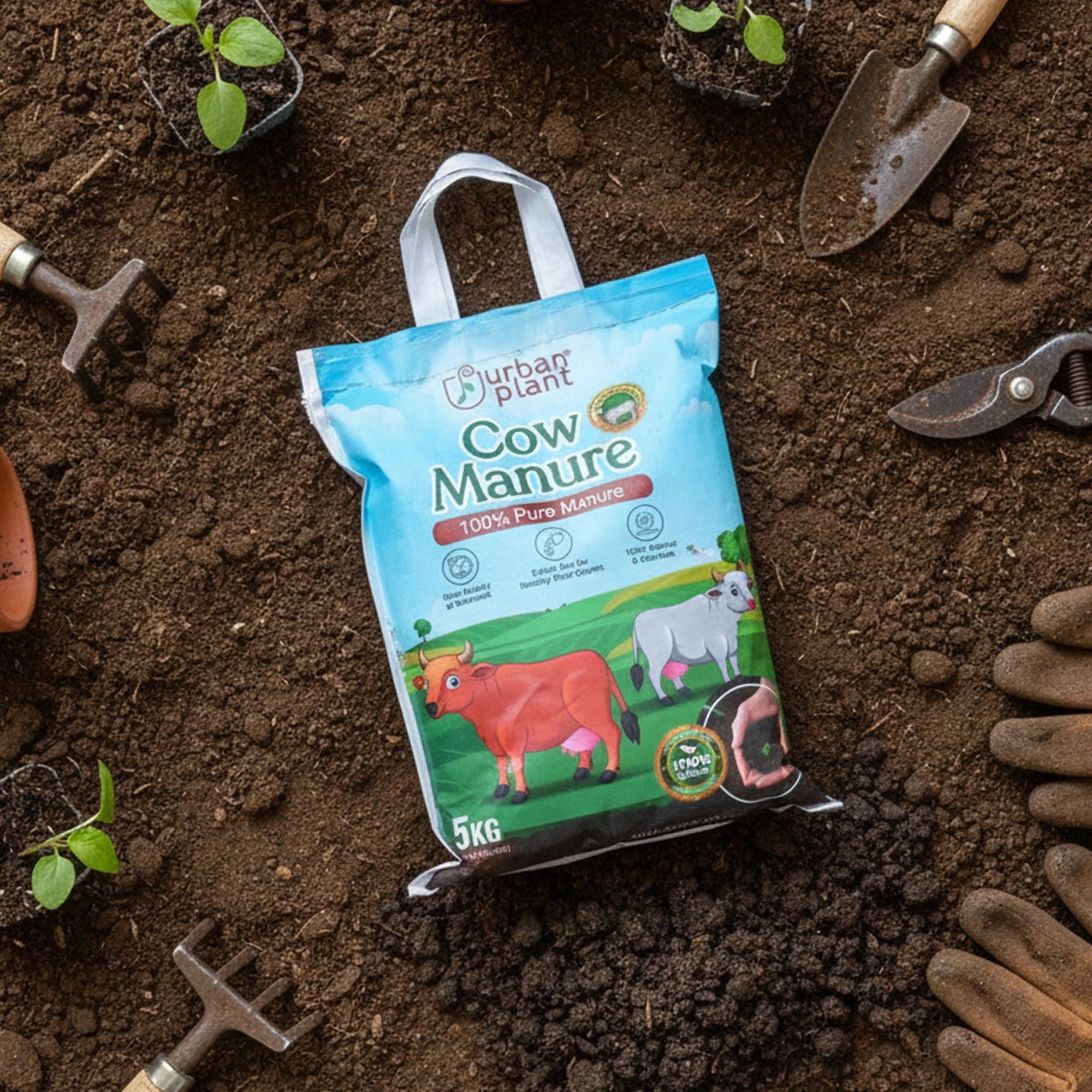 Cow Manure for Plants Potting Mix Urban Plant 