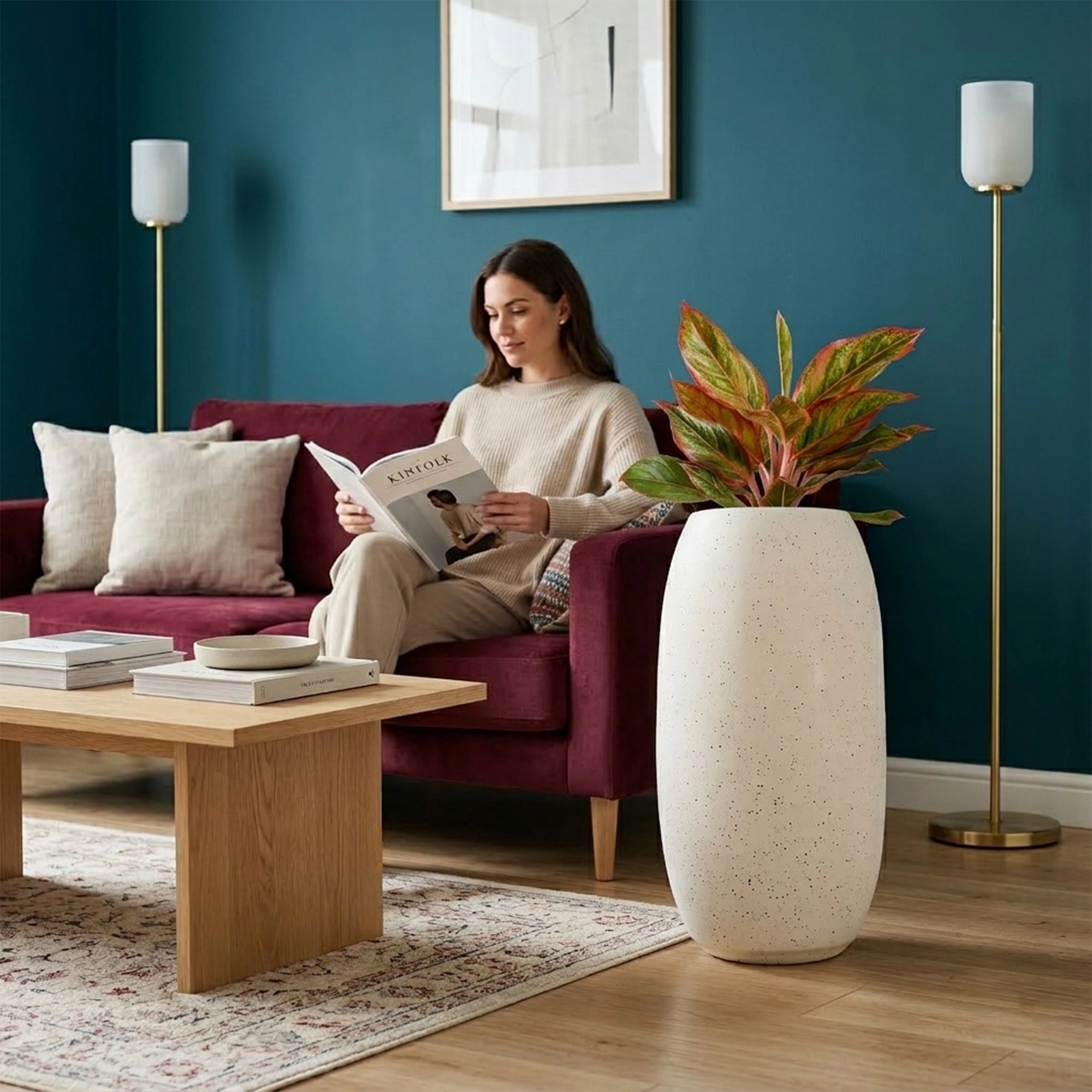 VERTICA Planter – H23 (5 Years Warranty) in Living Room