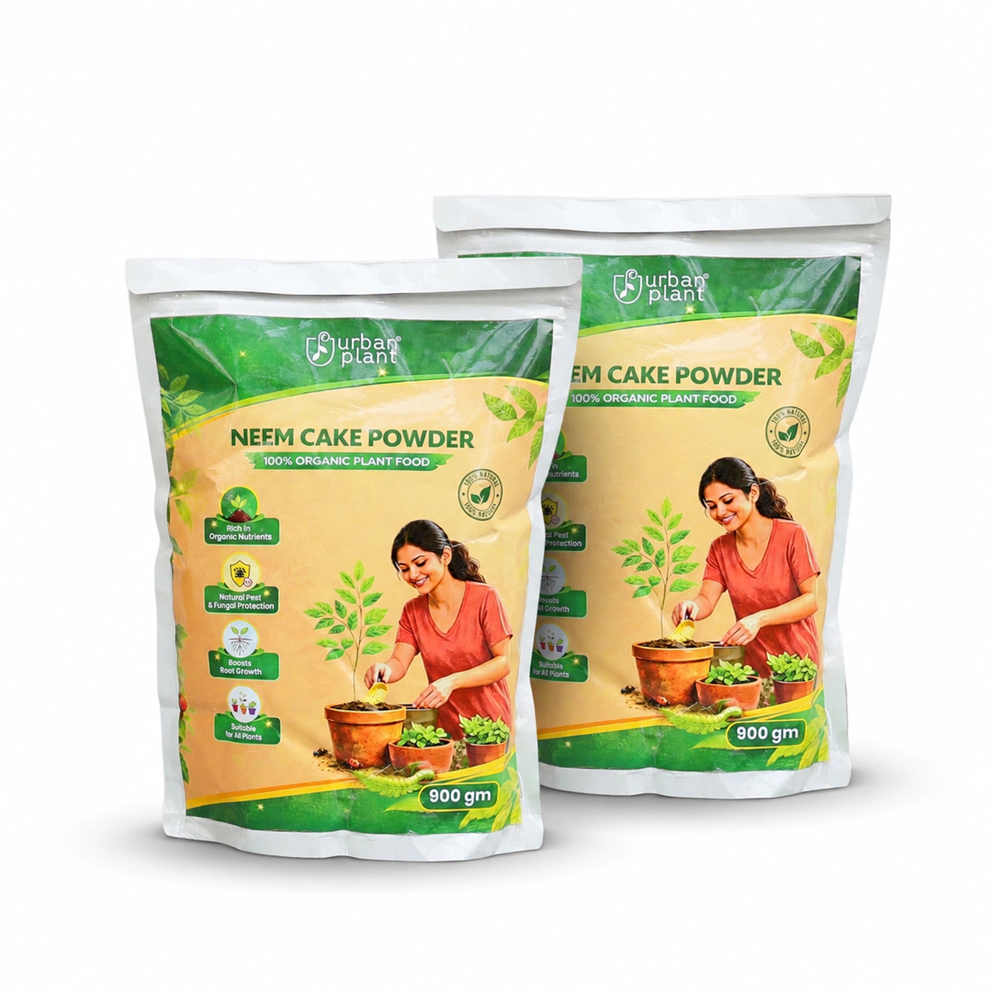 Urban Plant Neem Cake Powder pack of 2