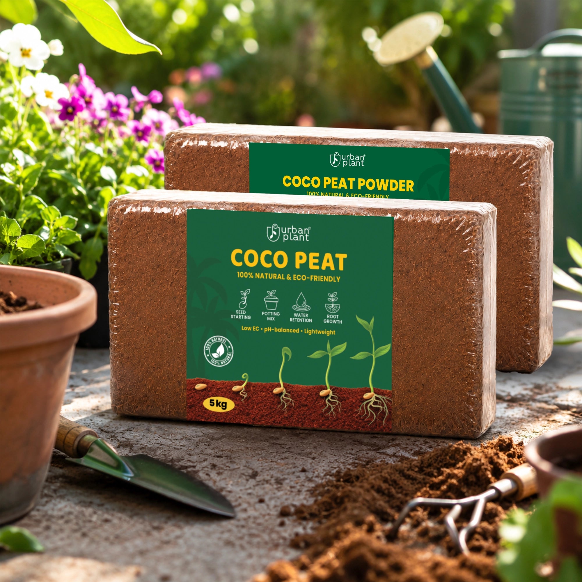 Urban Plant Cocopeat Block - 5 kg