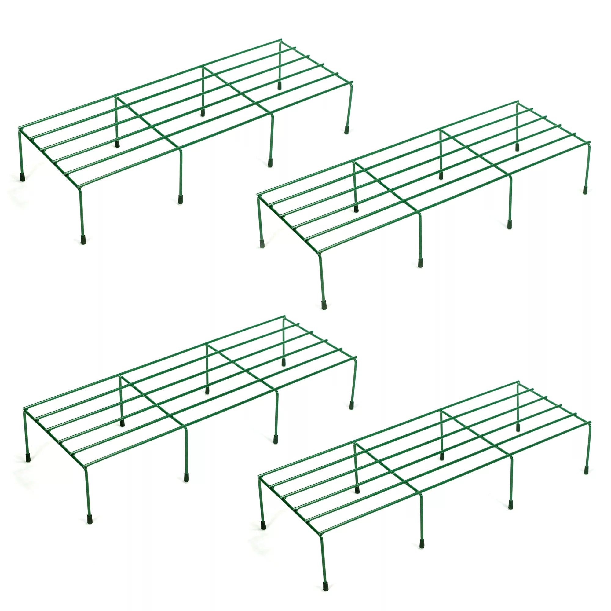 Comrade Metal Planter/Pot Stand for Garden - Green Metal Stand Urban Plant 