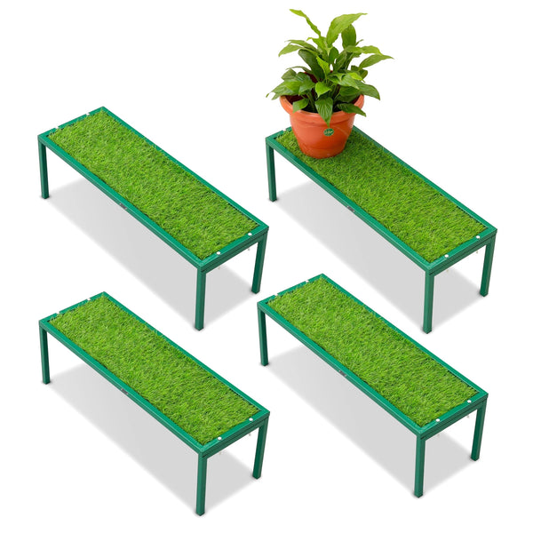 Urban Plant Apollo Plant Stand with Green Grass (Green – Set of 4) Plant Stand Urban Plant 
