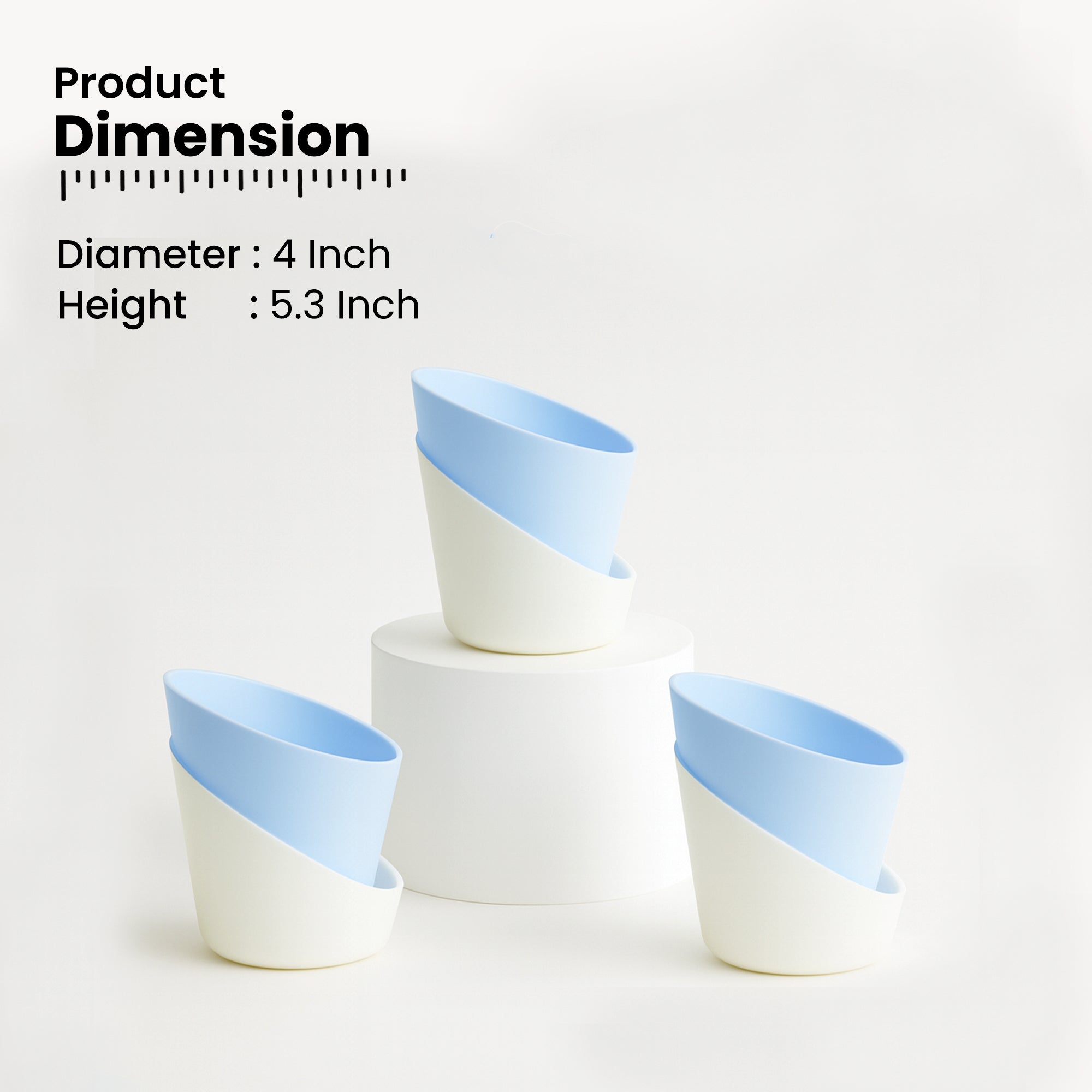 Satin Self Watering Pot Plastic Pot Urban Plant 