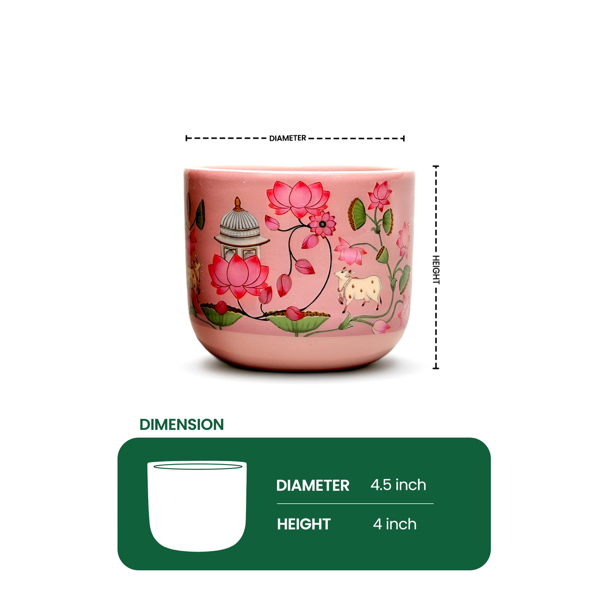 Urban Plant Mahal 3D Terracotta Pot