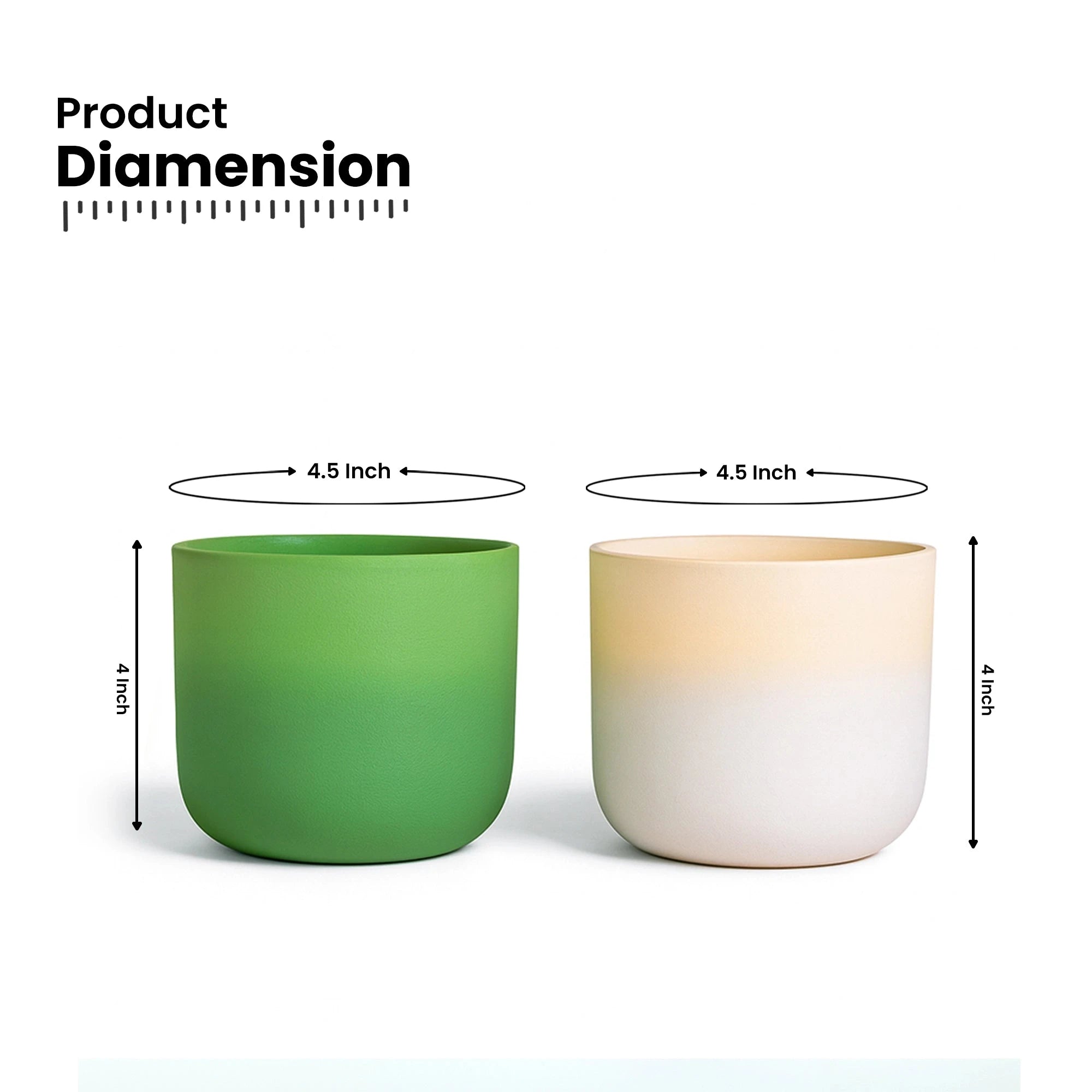 Terracotta Wonders - (Set of 2) Terracotta Pot Urban Plant 