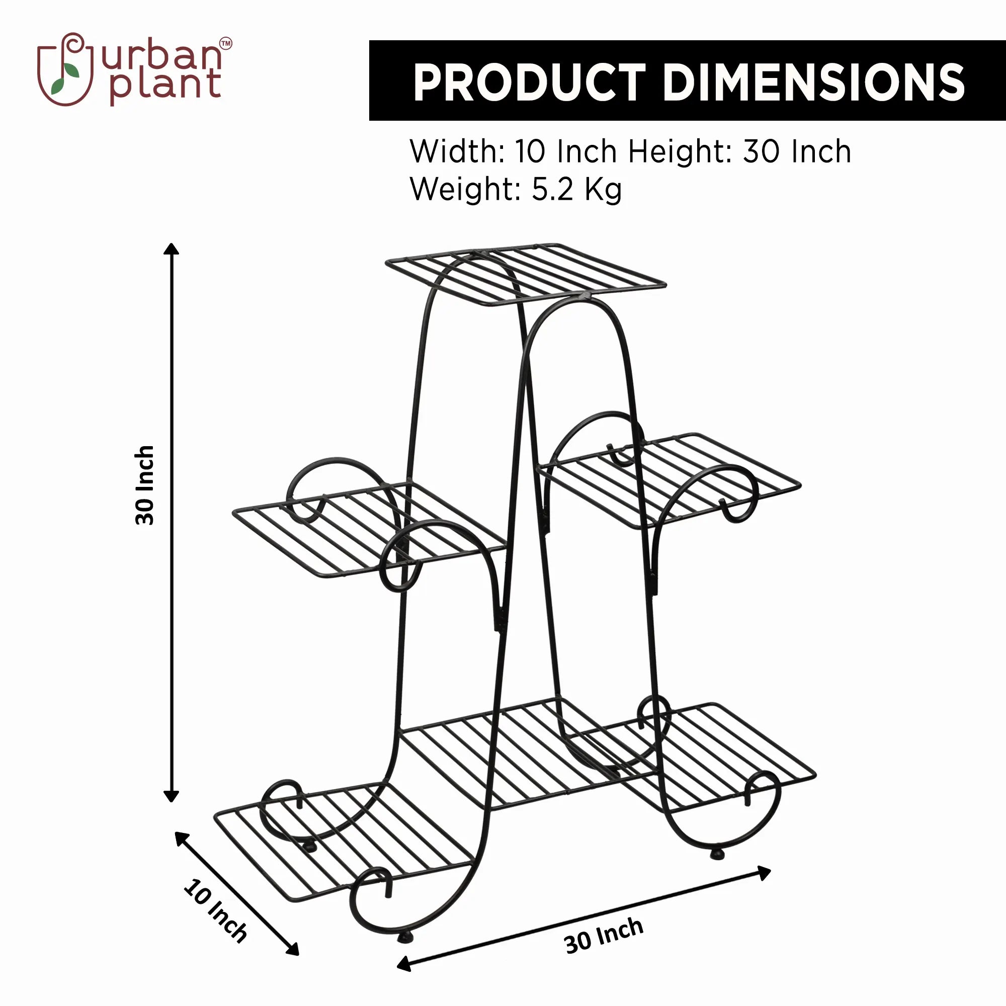 Six Tier Durable Pot Stand (1200) Pot Stand Urban Plant 