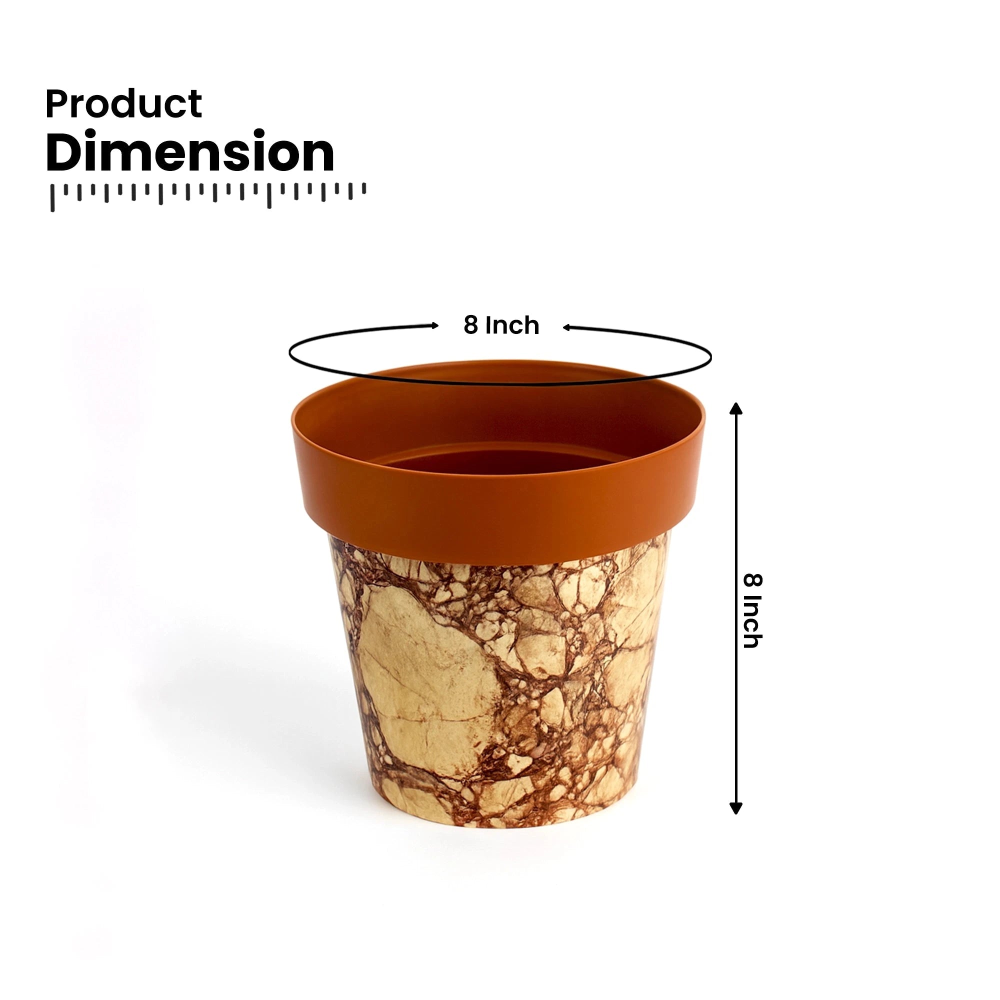 Colourpop Pots - (Set of 5) Plastic Pot Urban Plant 