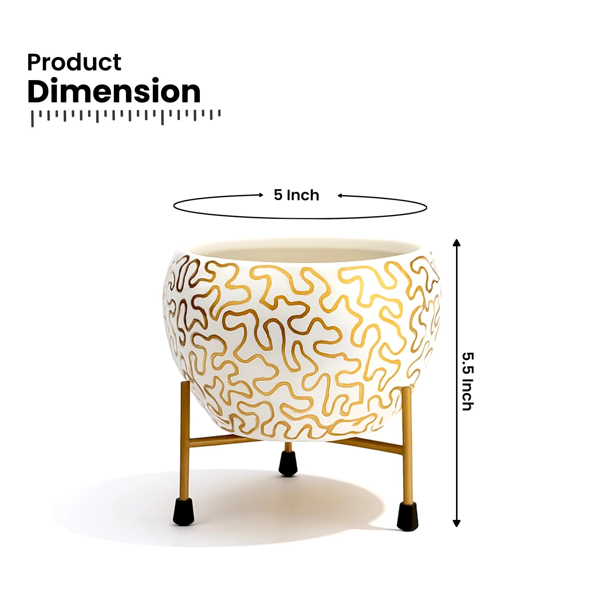 Orchard Table-top Metal Pot Metal Planter Urban Plant 