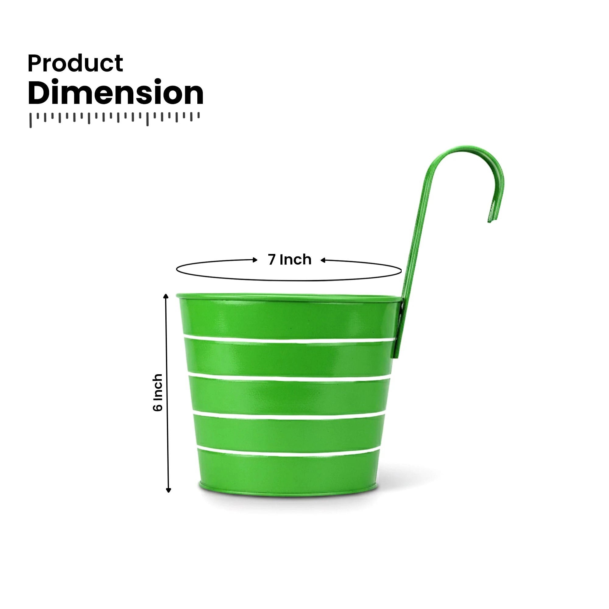 Chromix Metal Planters - (Set of 5) Hanging Planter Urban Plant 