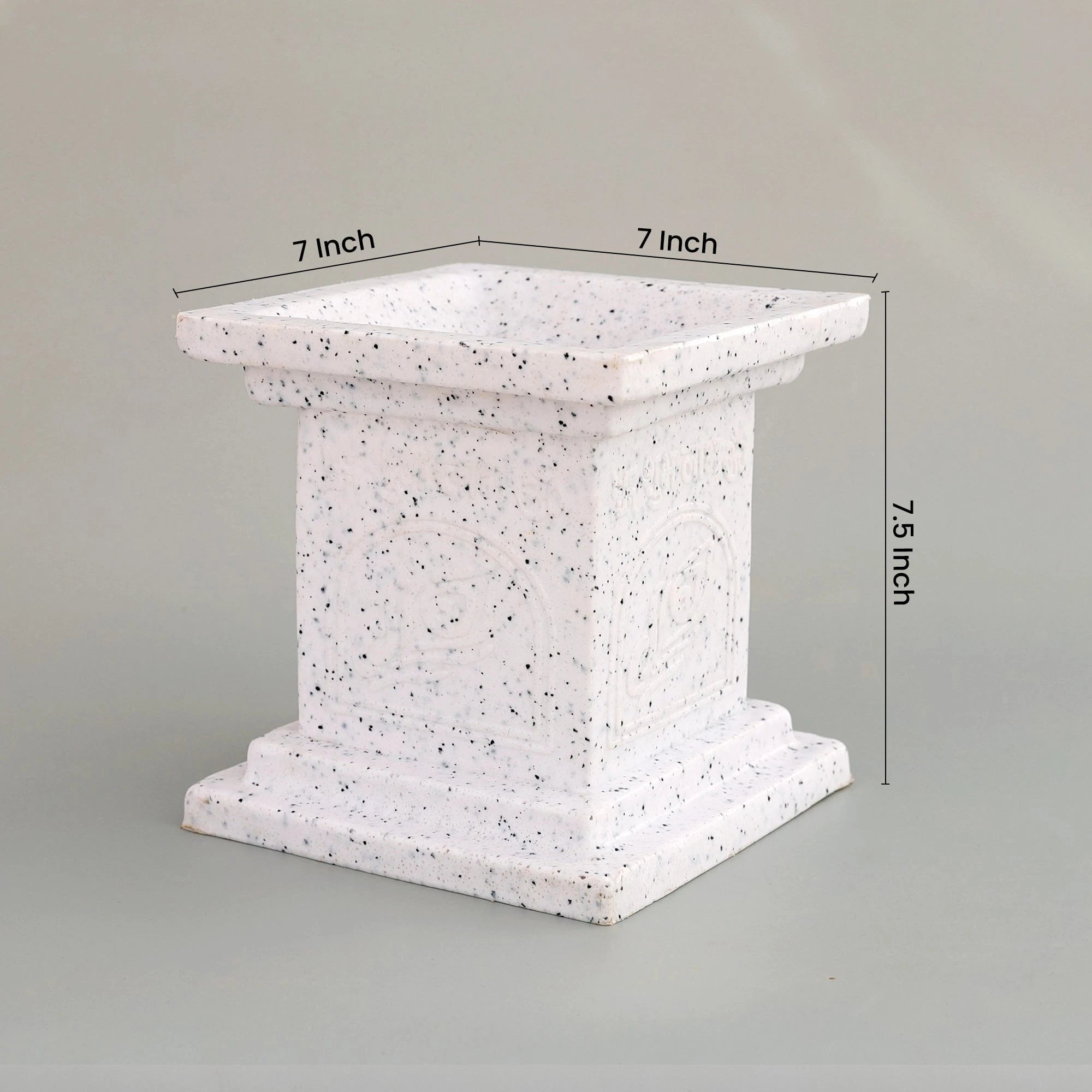 Tulsi Vatika Pot (White) Plastic Pot Urban Plant 