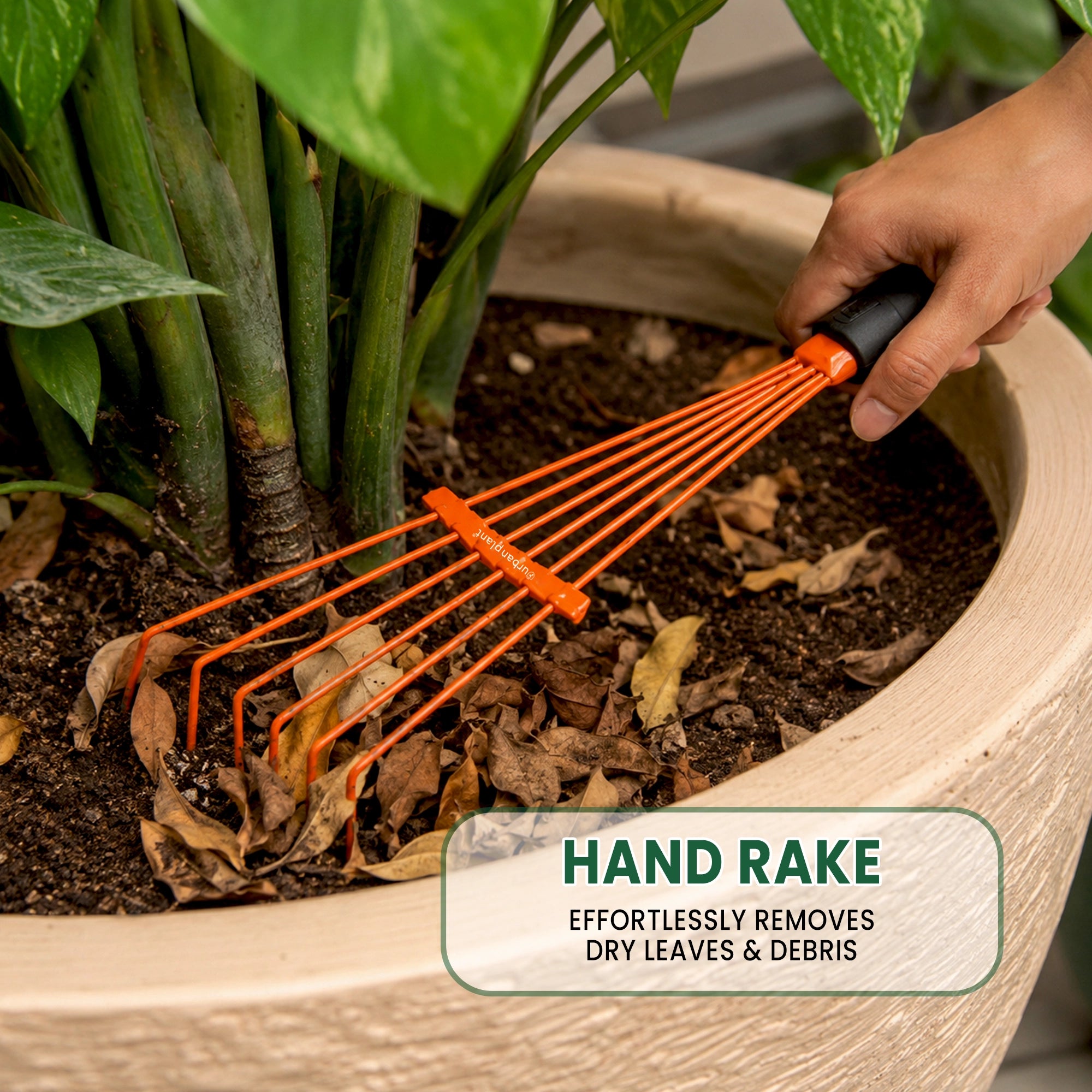 Urban Plant 6 Teeth Metal Hand Rake