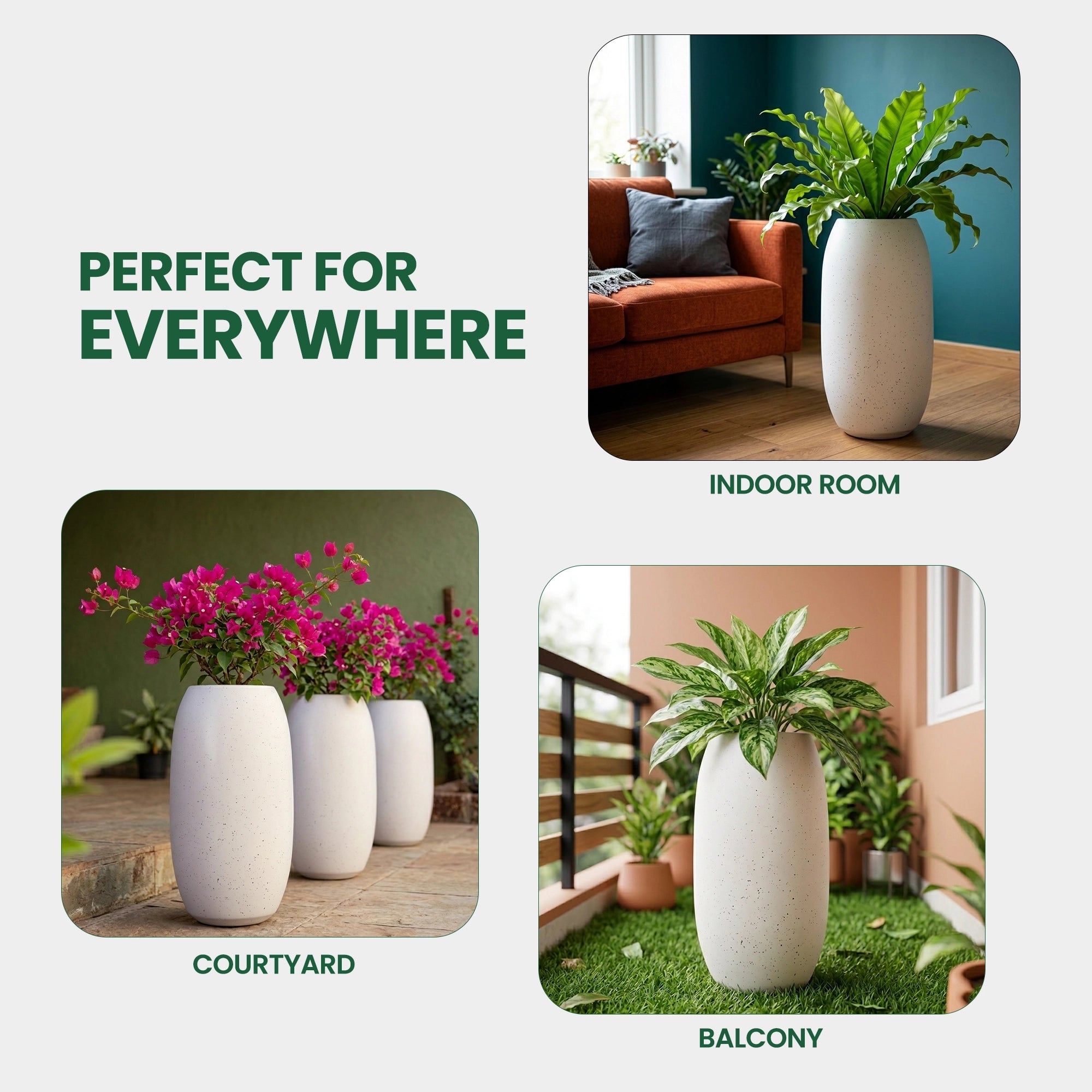 VERTICA Planter – H23 (5 Years Warranty) | Usability 