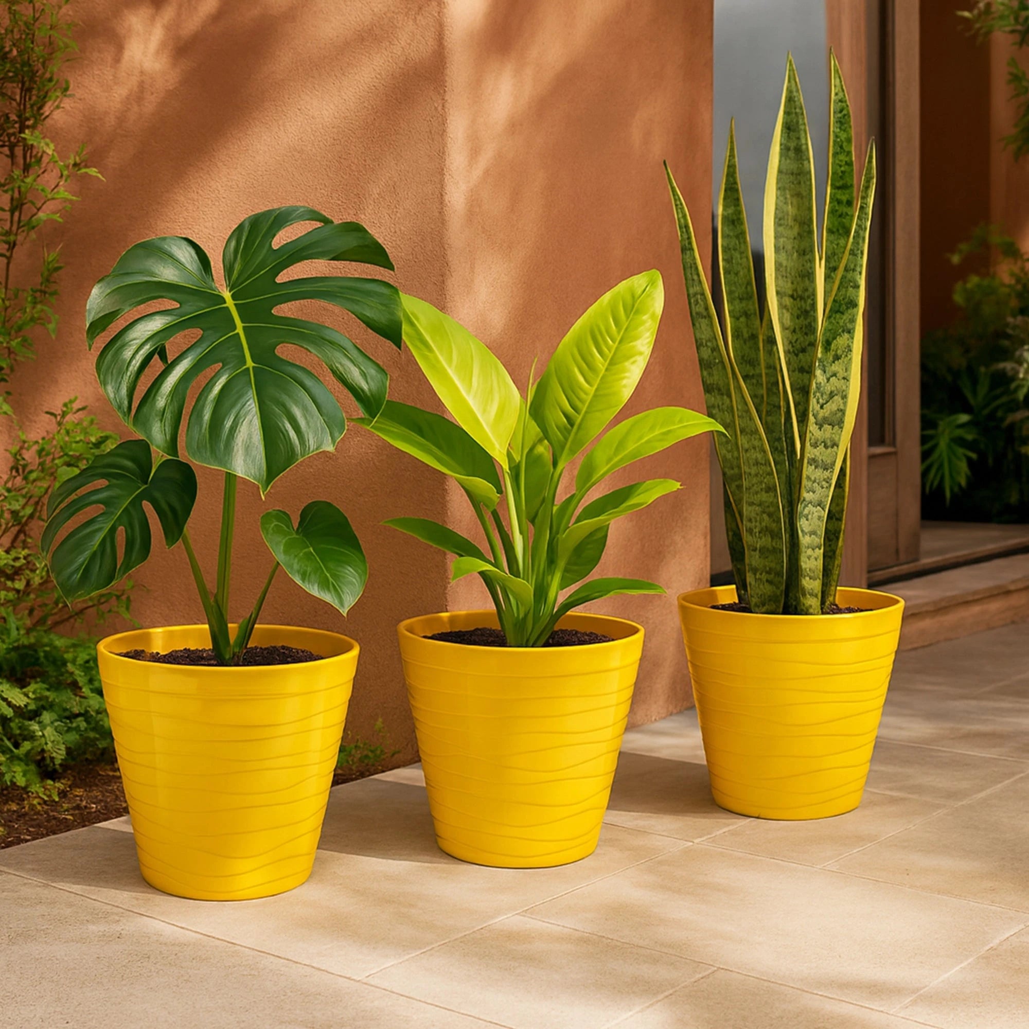 Plastic Matrix Pots - (Set of 3) Plastic Pot Urban Plant 