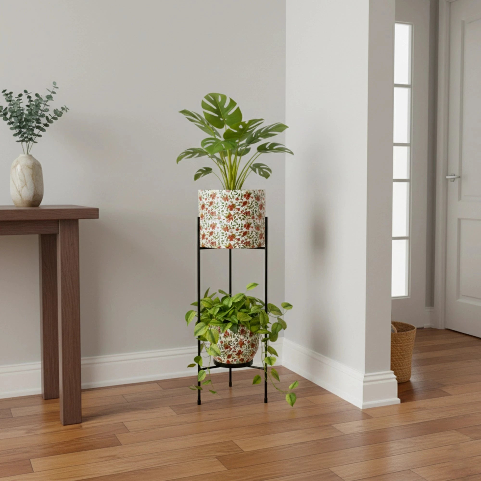Vantira Planter with Stand Metal Planter Urban Plant 