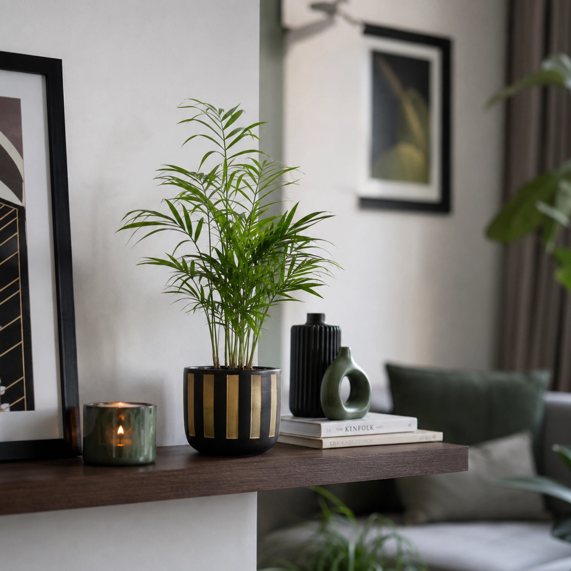 Neo Stripe clay Pot by Urban Plant
