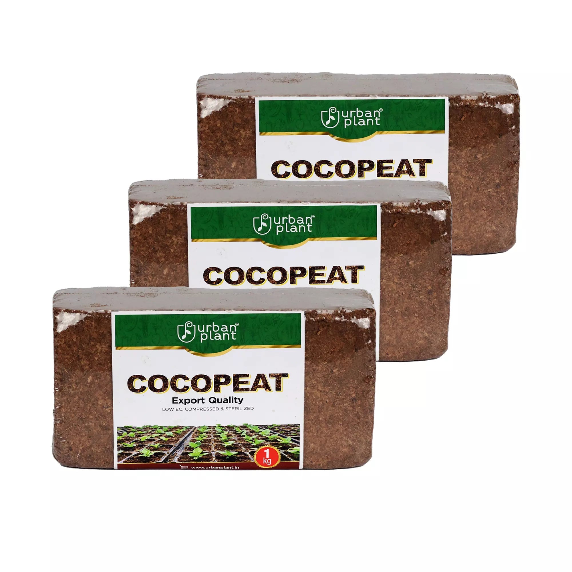 Cocopeat Brick 1 kg Potting Mix Urban Plant 3 