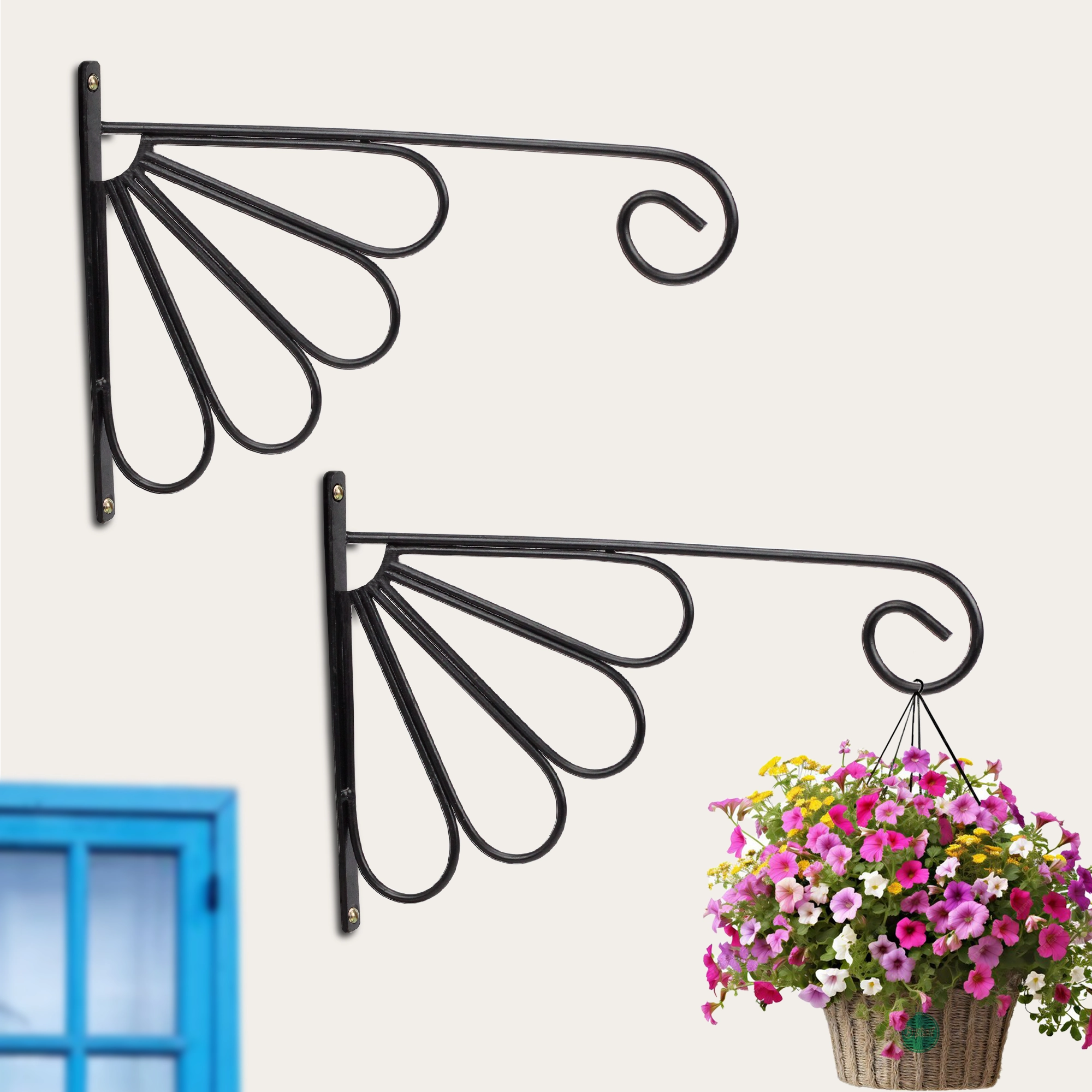 Wall Bracket for Plants (Set of 2) - 1199 Gardening Accessories Urban Plant 