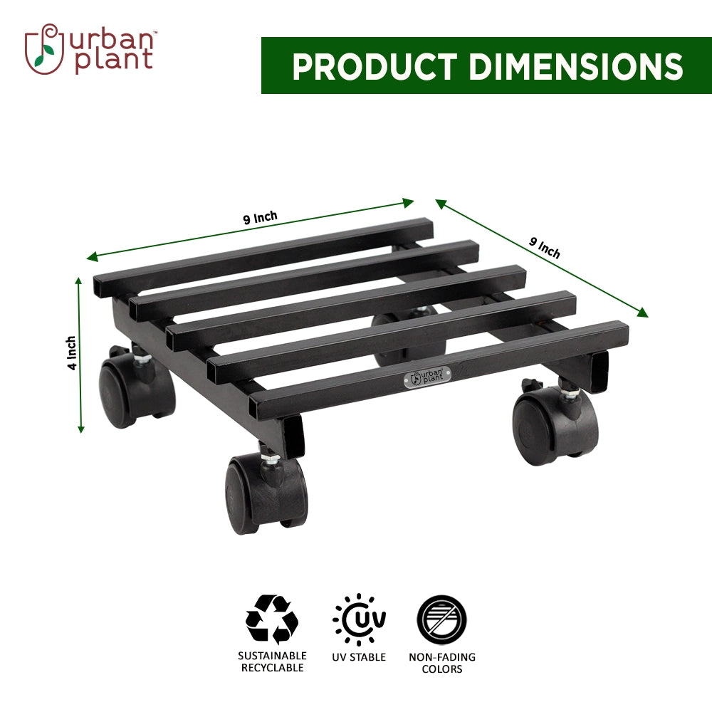 plant pot holders with wheels Buy 360° rotating Urban Plant Caddy with Wheels – Heavy Duty Stand