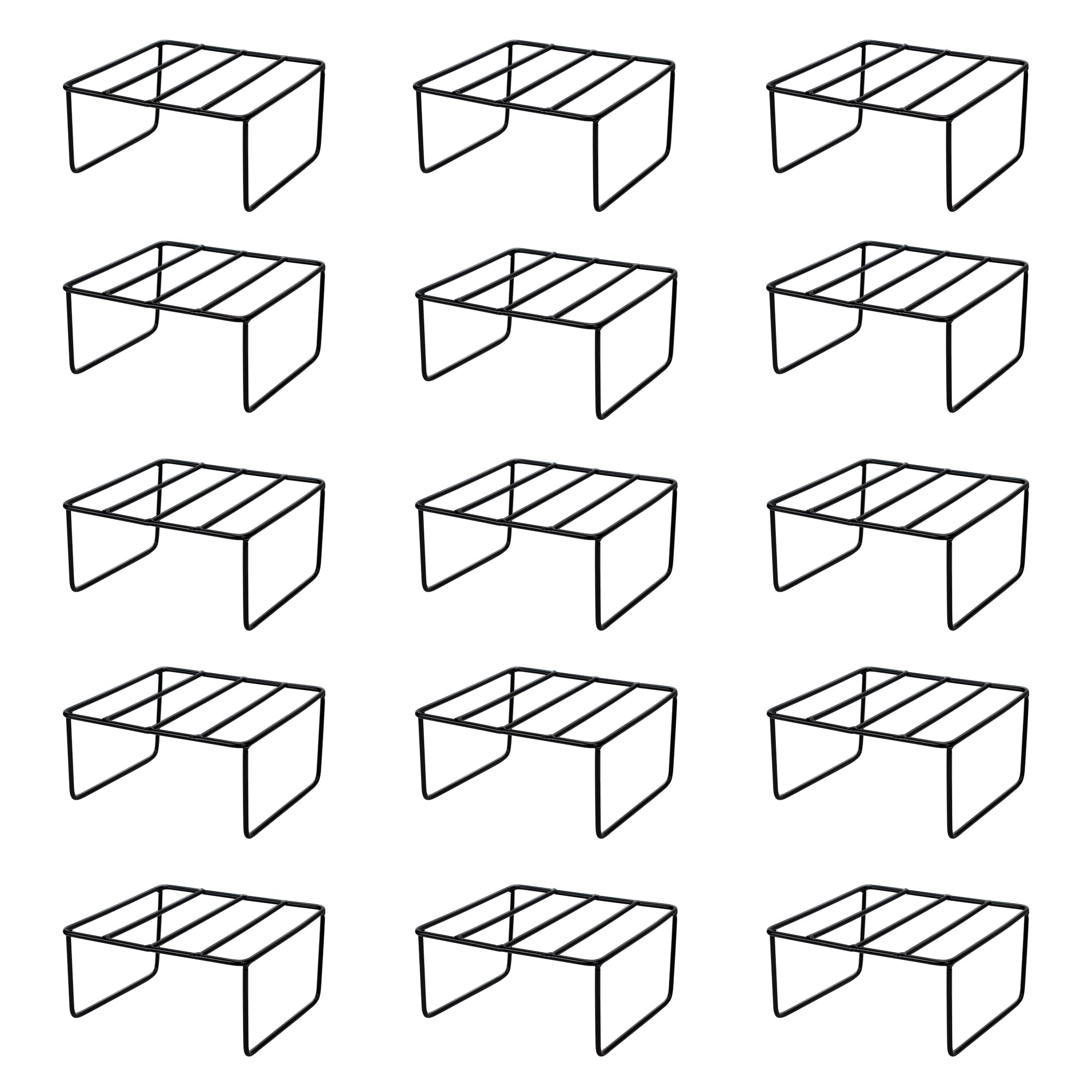 Urban Plant Durable Easy Pot Stand Square | Garden Accessories | Planter Stand for Balcony - 1174 Metal Stand Urban Plant Set of 15 