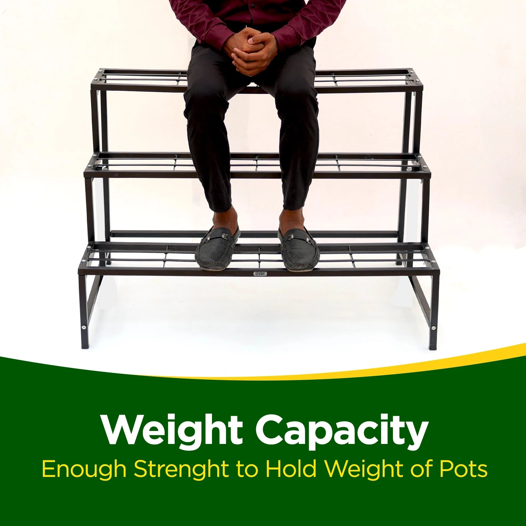 Urban Plant Heavy Duty 3 Step Planter Pot Stand Metal Stand Urban Plant 