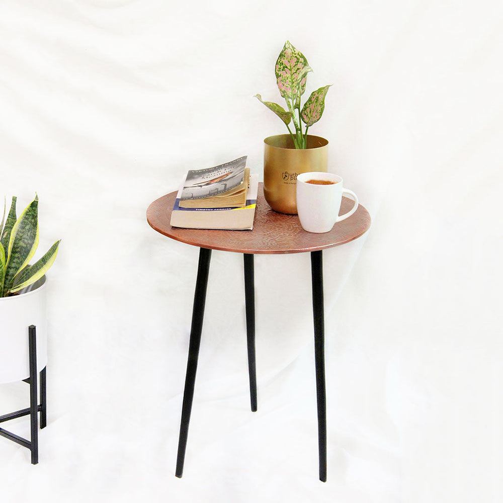 Metal Side Table for Flower Pot/Vase 1256