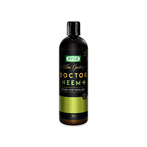 IFFCO Doctor Neem+ Organic Pest Repellent | Neem Oil, Pongamia Oil, Lemongrass Oil Plant Diet Urban Plant 200 ML 
