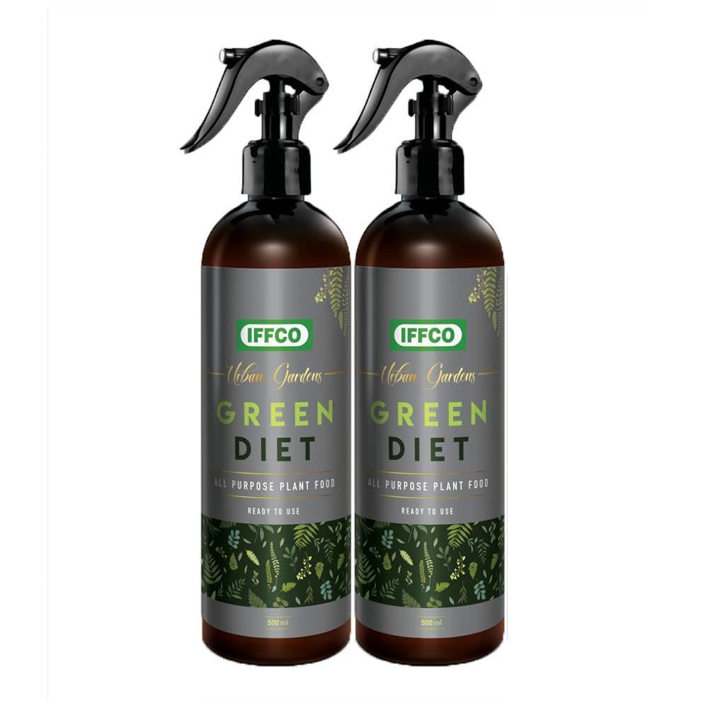 IFFCO Green All Purpose Organic Plant Food | Balanced Macro & Micro Nutrients Plant Care Urban Plant 1000 ML 