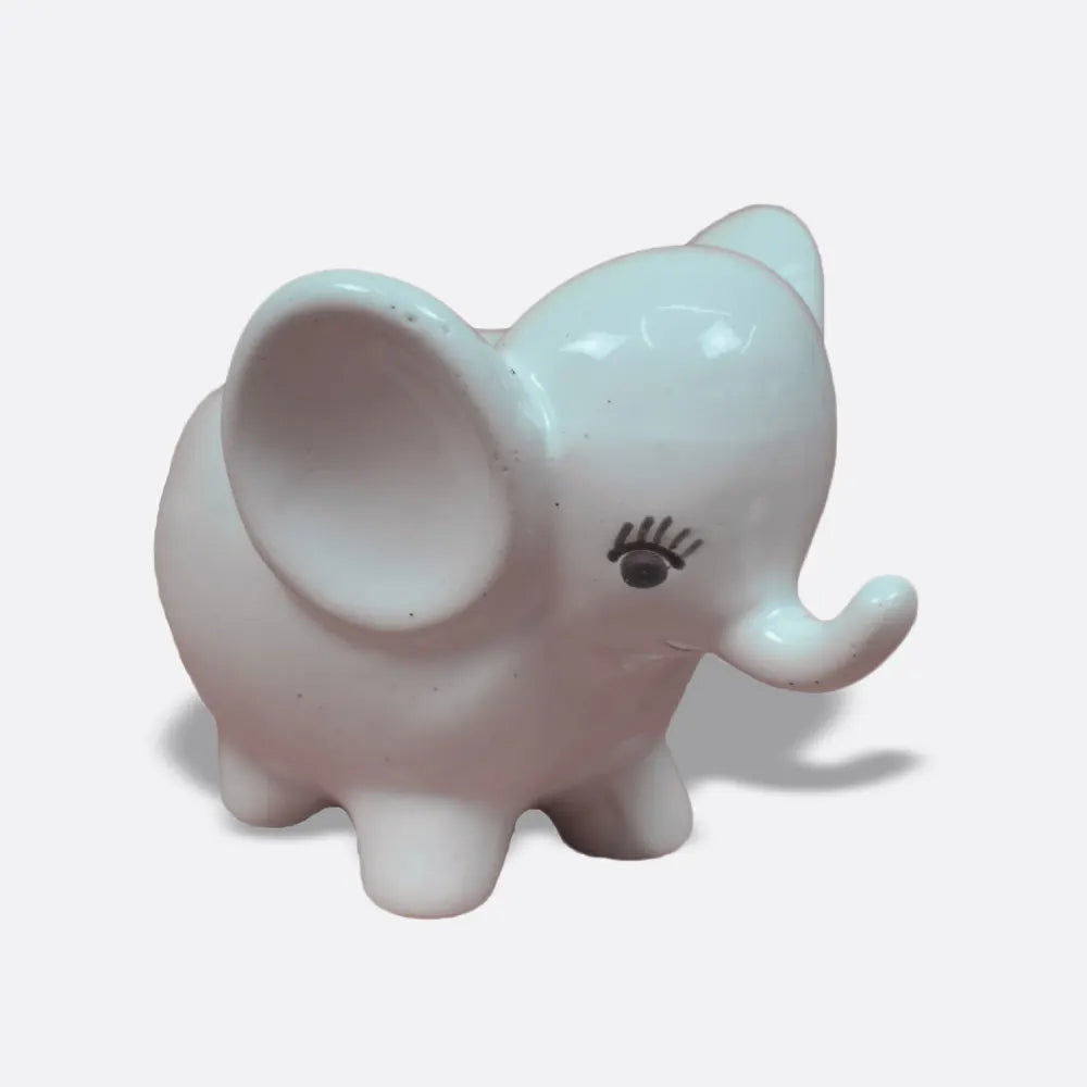 Mini Elephant Planter Ceramic Planters Urban Plant White 