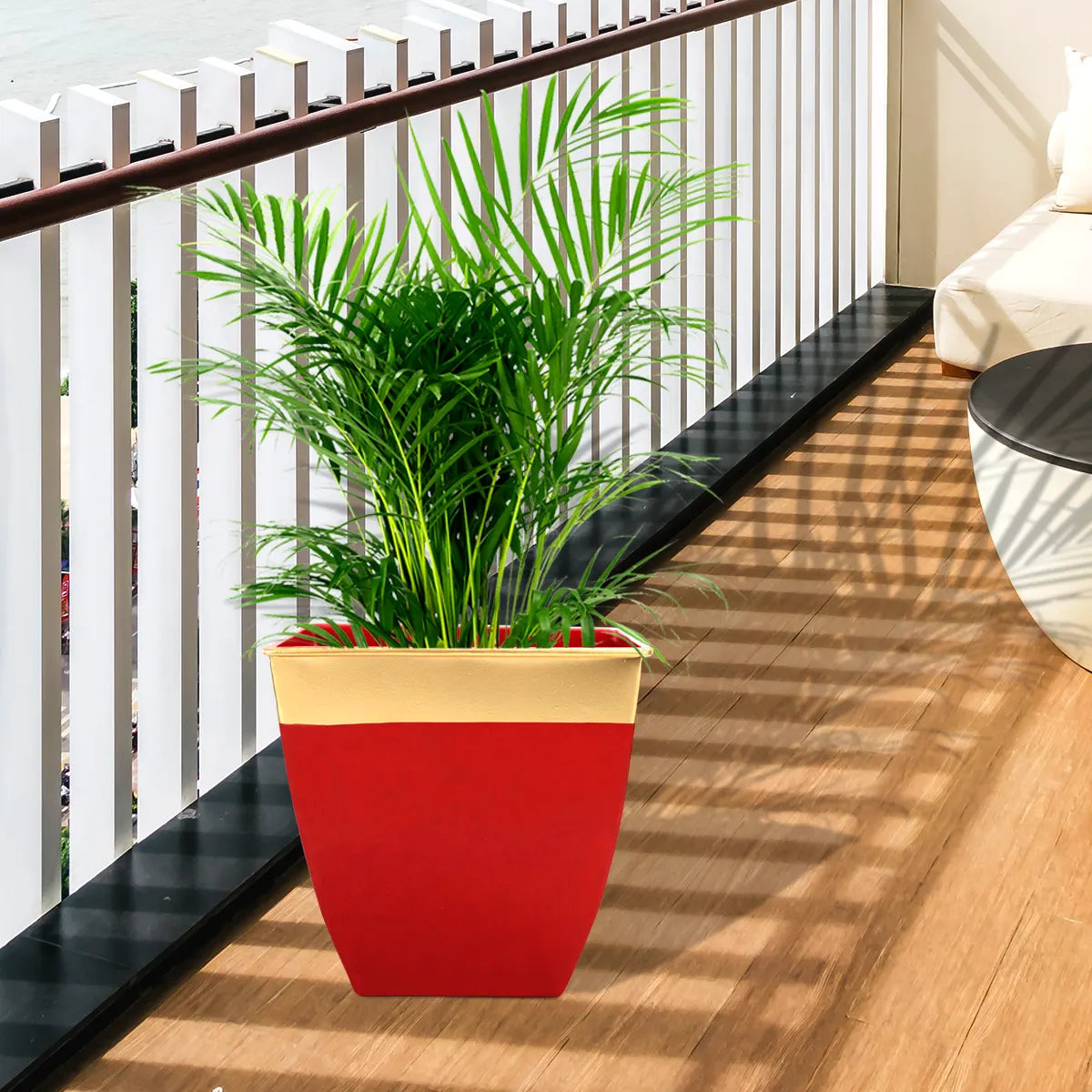 Garden Tub Planters Urban Plant Red Single 