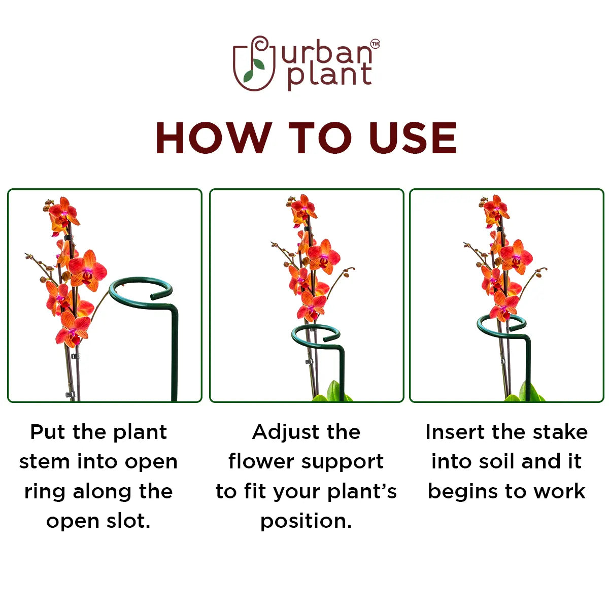 Garden Stakes - Metal Plant Support Sticks Urban Plant 