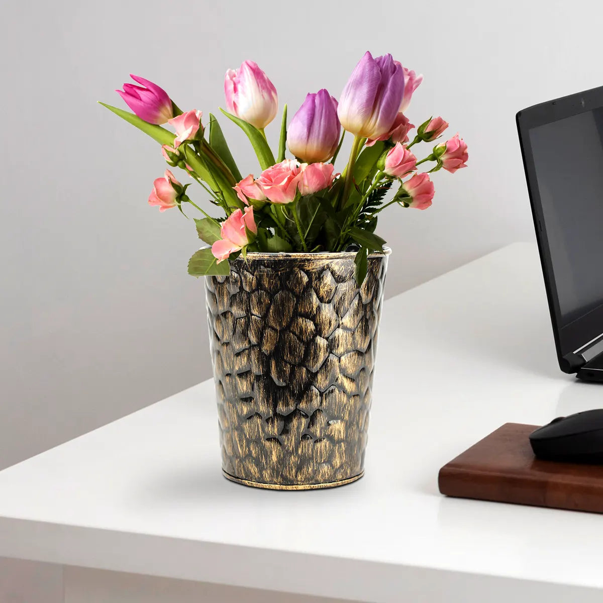 Royal Antique Metal Planter Urban Plant 