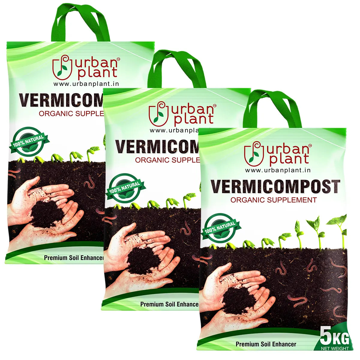 Pure Vermicompost Urban Plant 15 KG 