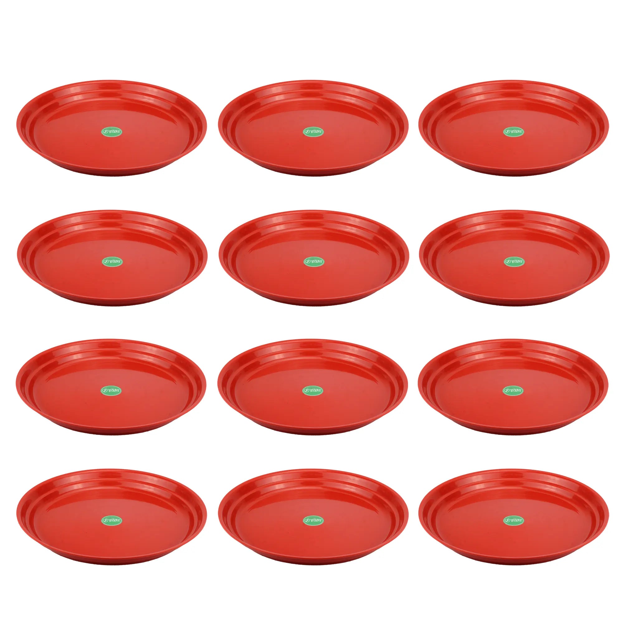 Urban Plant Round Bottom Tray (Plate/Saucer) for All Type of Pots Urban Plant 12 Inch Set of 12 