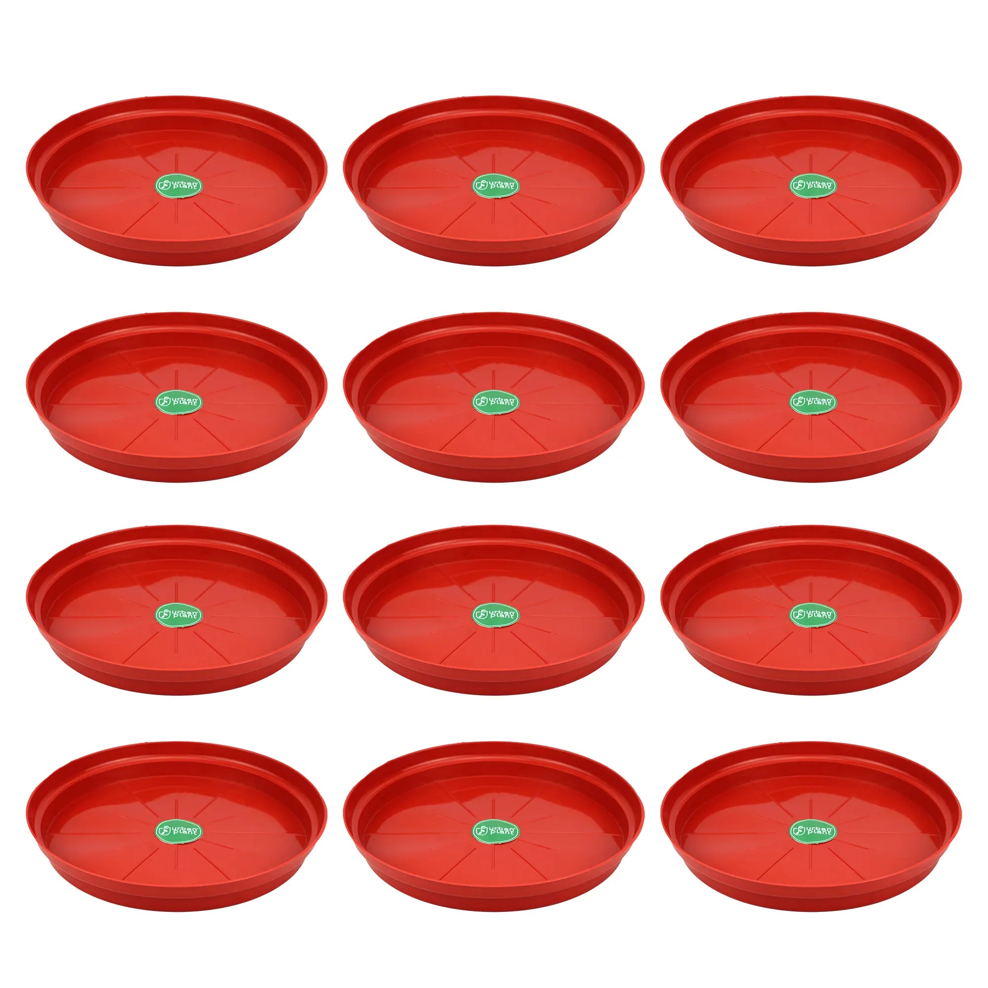 Urban Plant Round Bottom Tray (Plate/Saucer) for All Type of Pots Urban Plant 8 Inch Set of 12 