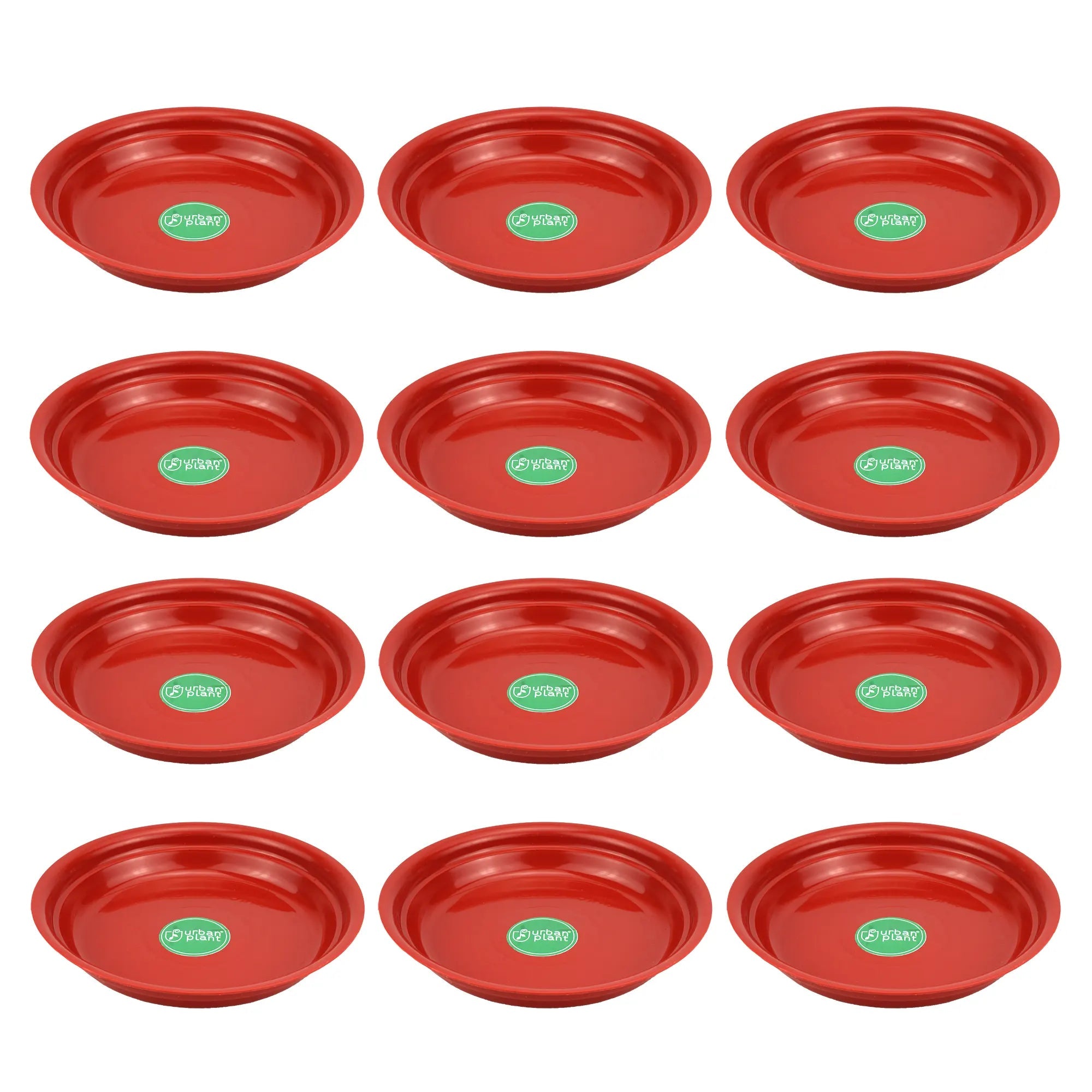 Urban Plant Round Bottom Tray (Plate/Saucer) for All Type of Pots Urban Plant 6 Inch Set of 12 